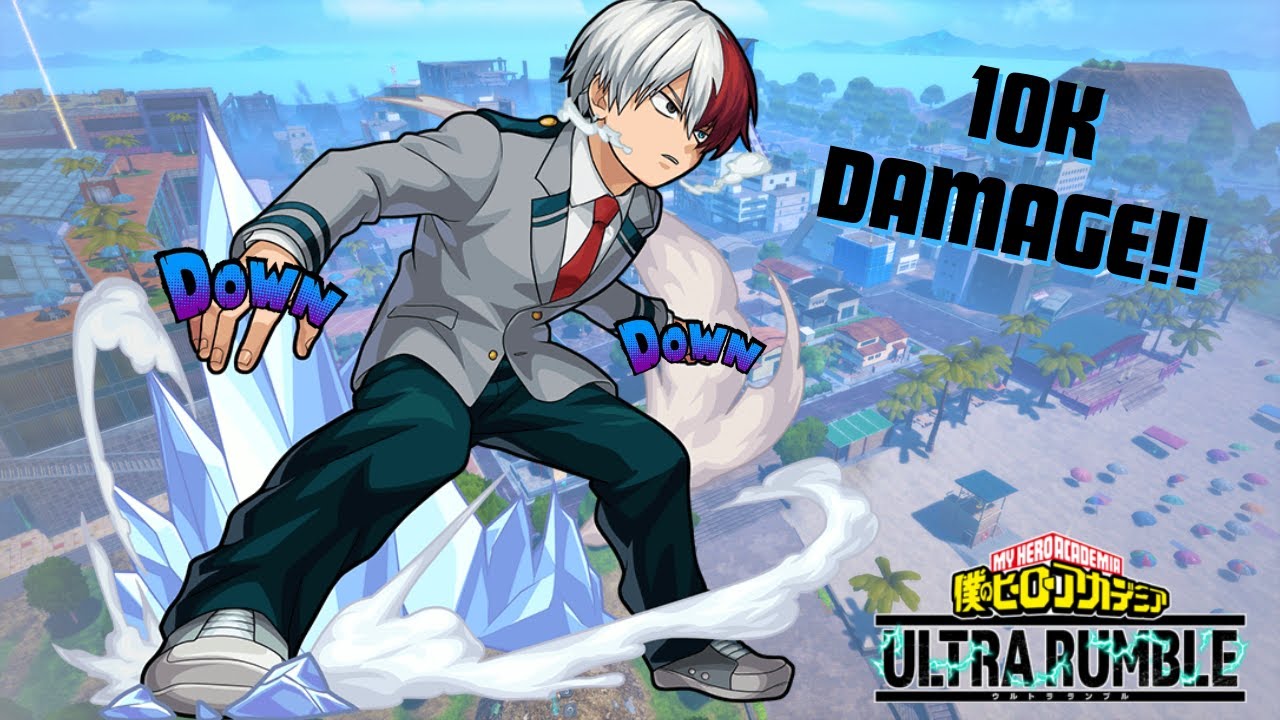 TECH SHOTO DOES 10K DAMAGE!! In My Hero Ultra Rumble