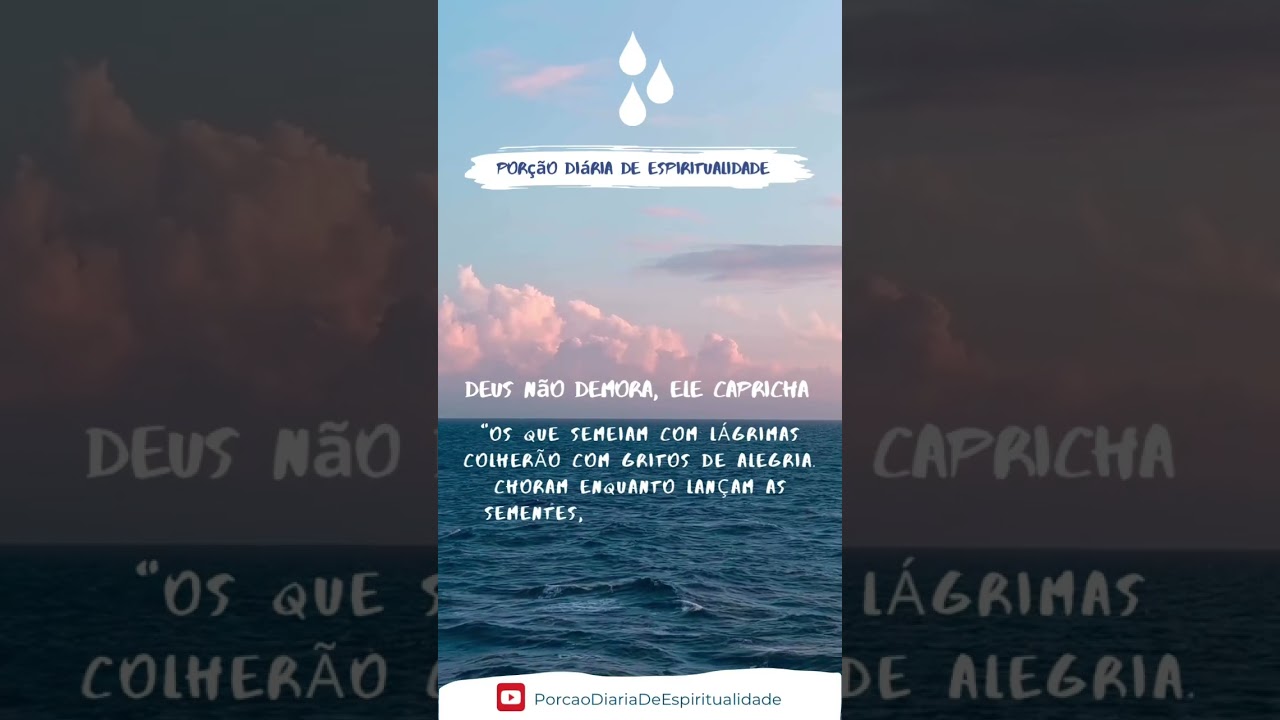 Deus não demora, Ele capricha