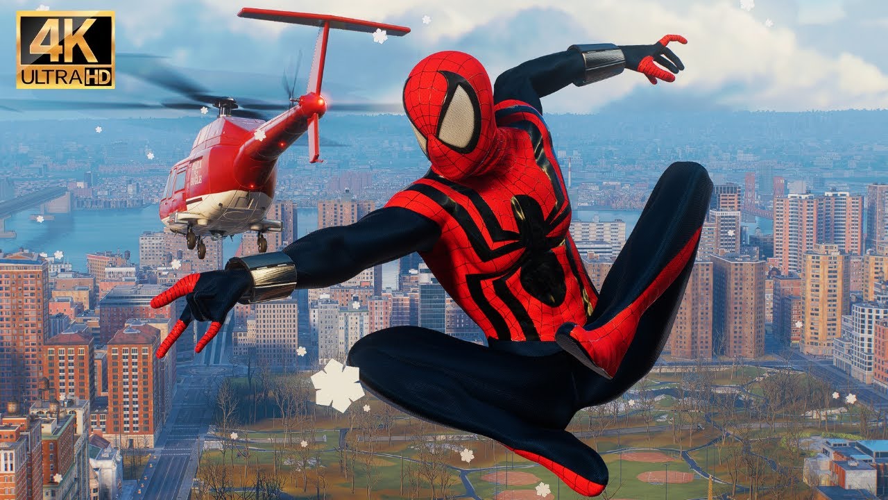 Sensational Spider-Man Suit (ALL STYLES) - Marvel’s Spider-Man 2 Free Roam Gameplay (4K60FPS) 