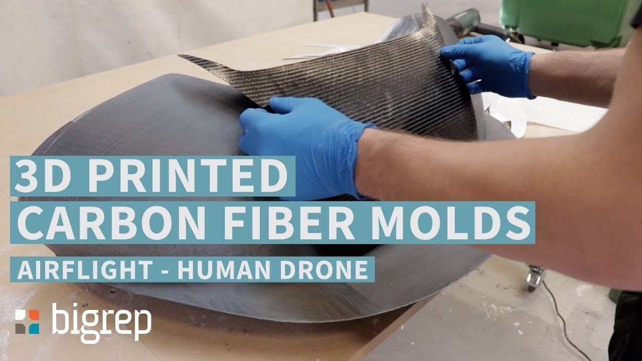 Carbon Fiber Mold Making with 3D Printed Molds | 3DMonotech