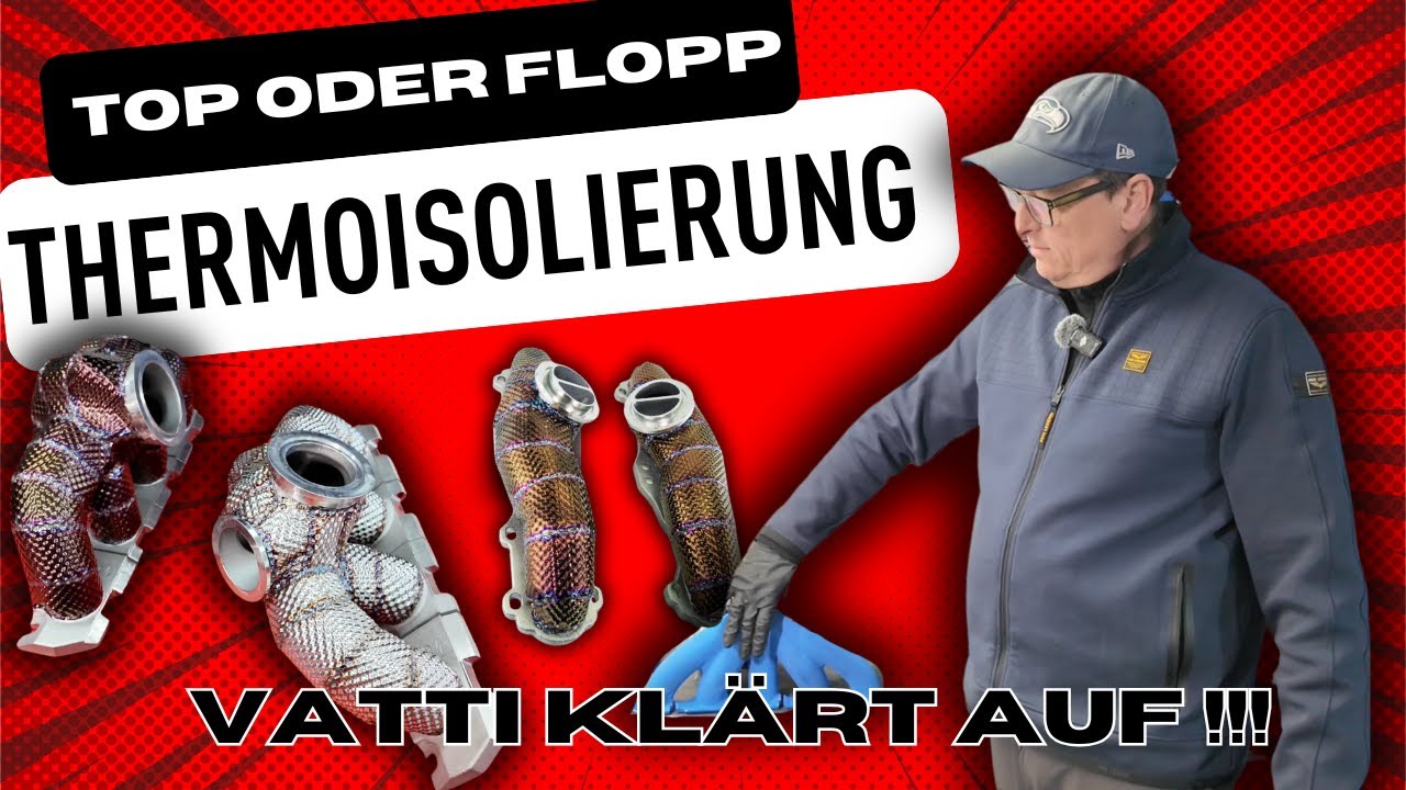 🔥 Hitzeschutz am Limit – Thermoisolierung für Krümmer & Abgasgehäuse! 🔧🚗