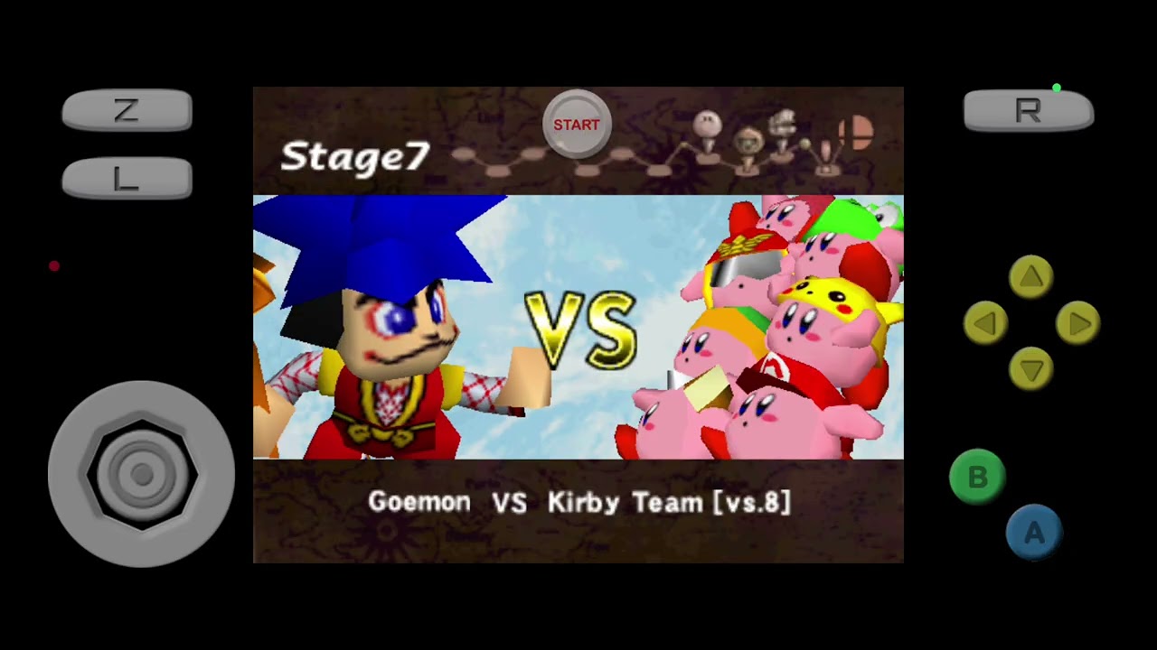 Smash Remix (N64) Goemon Classic Mode