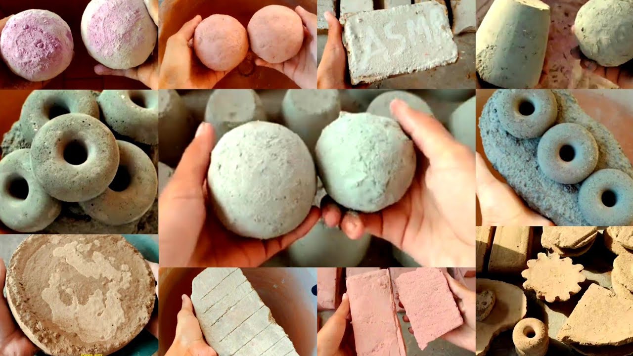 ASMR DIFFERENT TEXTURES MUDDY DRY CRUMBLING BY SWEET @Shapes_Asmr 