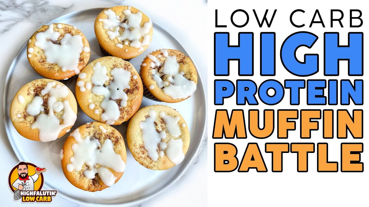 HIGH PROTEIN Muffin Battle 🧁 The BEST Low Carb PROTEIN MUFFINS Recipe?