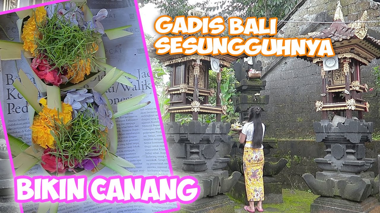 BEGINILAH GADIS BALI KALAU DI RUMAH ❤️