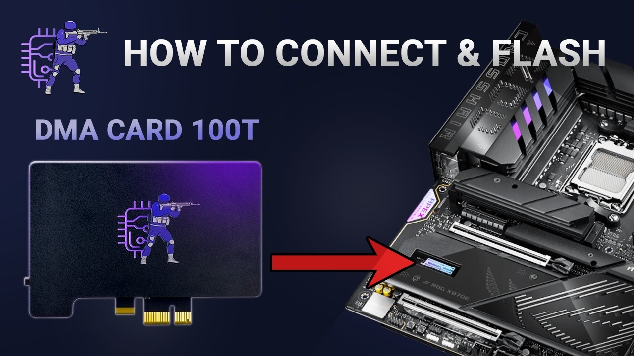 How to install and flash DMA Card 100T