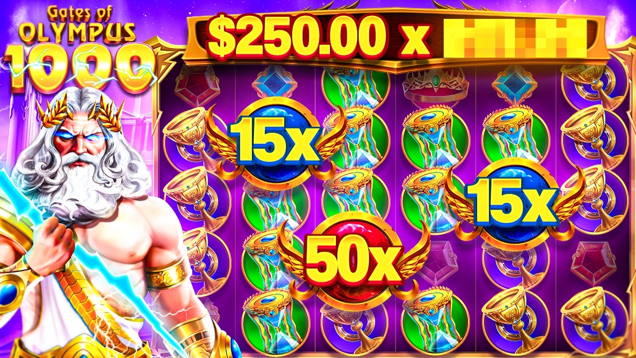 I GOT INSANELY LUCKY ON GATES OF OLYMPUS 1000..