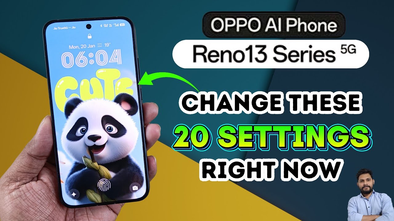 Oppo Reno13 Series 5G: измените эти 20 настроек прямо сейчас