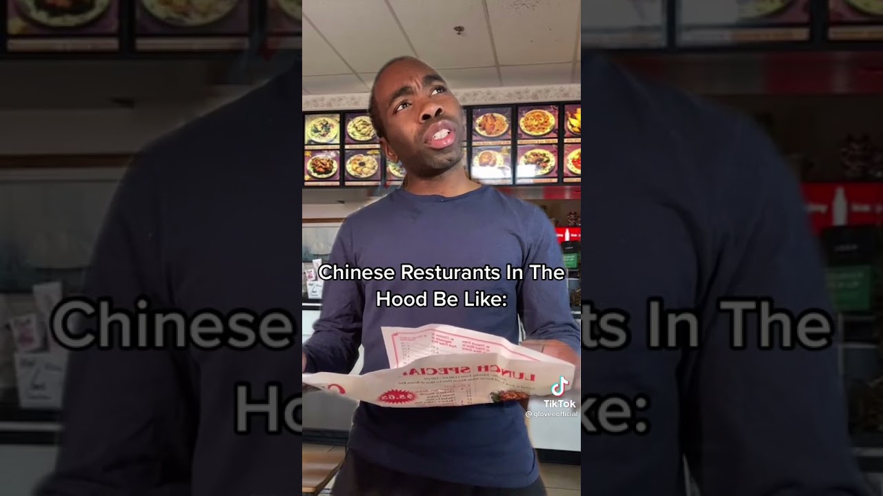 Chinese restaurants in the hood be like:
