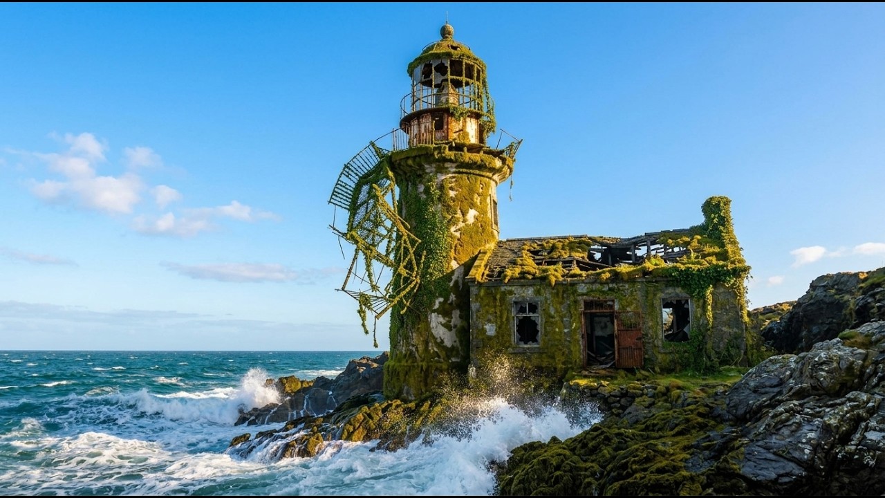 I saw a terrible lighthouse in the sea and then I came to fix it (ASMR)