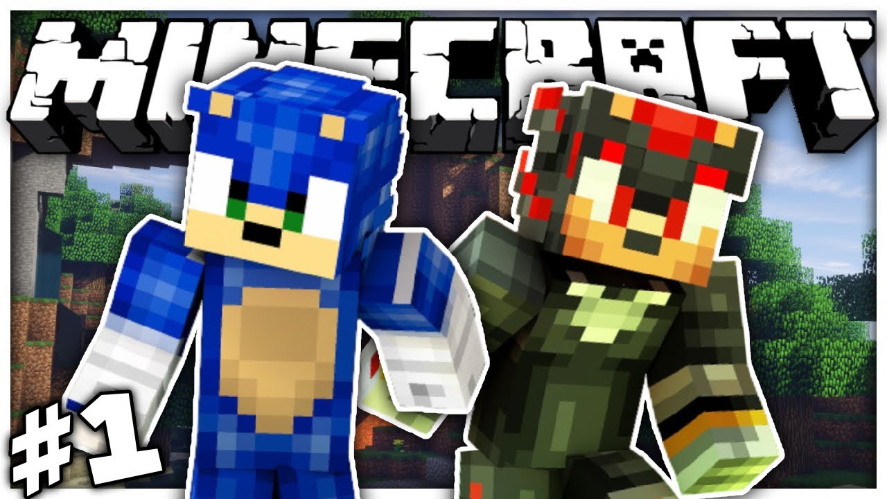 Movie Sonic и Movie Shadow Play Minecraft Часть 1 - НОВОЕ ПРИКЛЮЧЕНИЕ!!