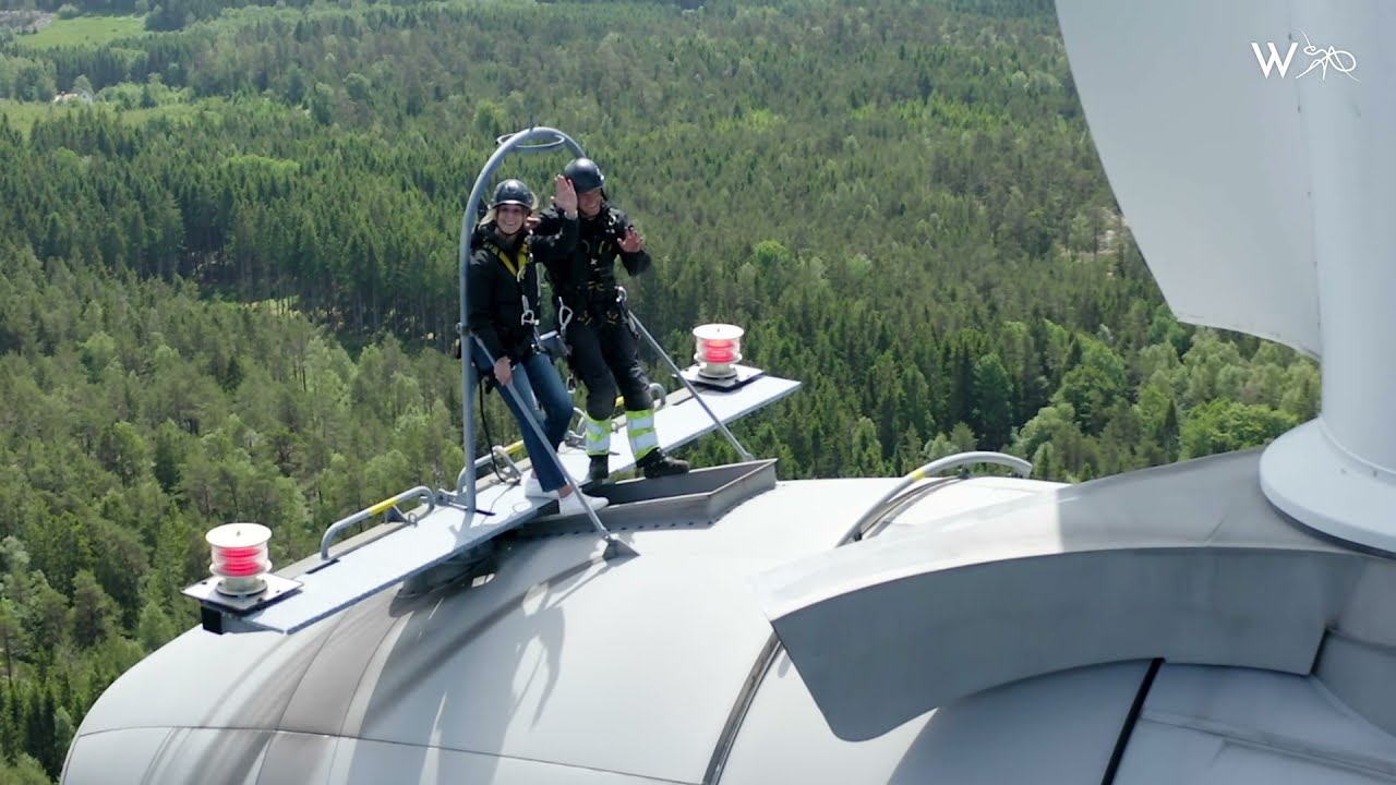 108 meter upp  - En svindlande arbetsplats