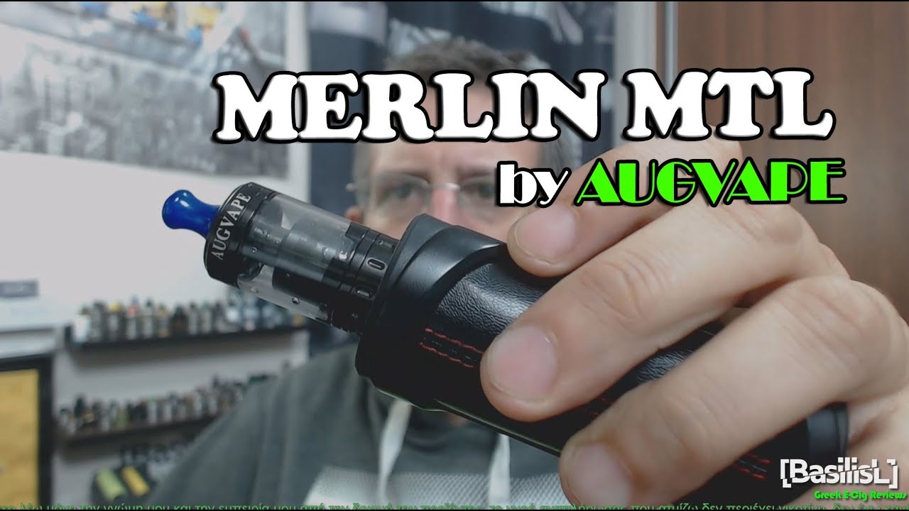 Merlin MTL RTA by Augvape & Build - BasilisL (Greek Reviews)