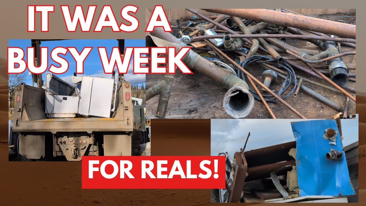 Scrap Metal Haul Day | Yard Cleanup & Copper Jackpot