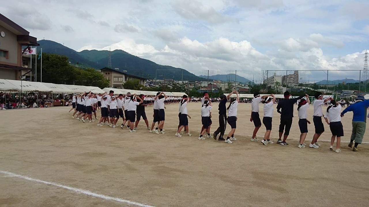 平成28年度広島県立高陽高校体育祭3年生フォークダンス その2