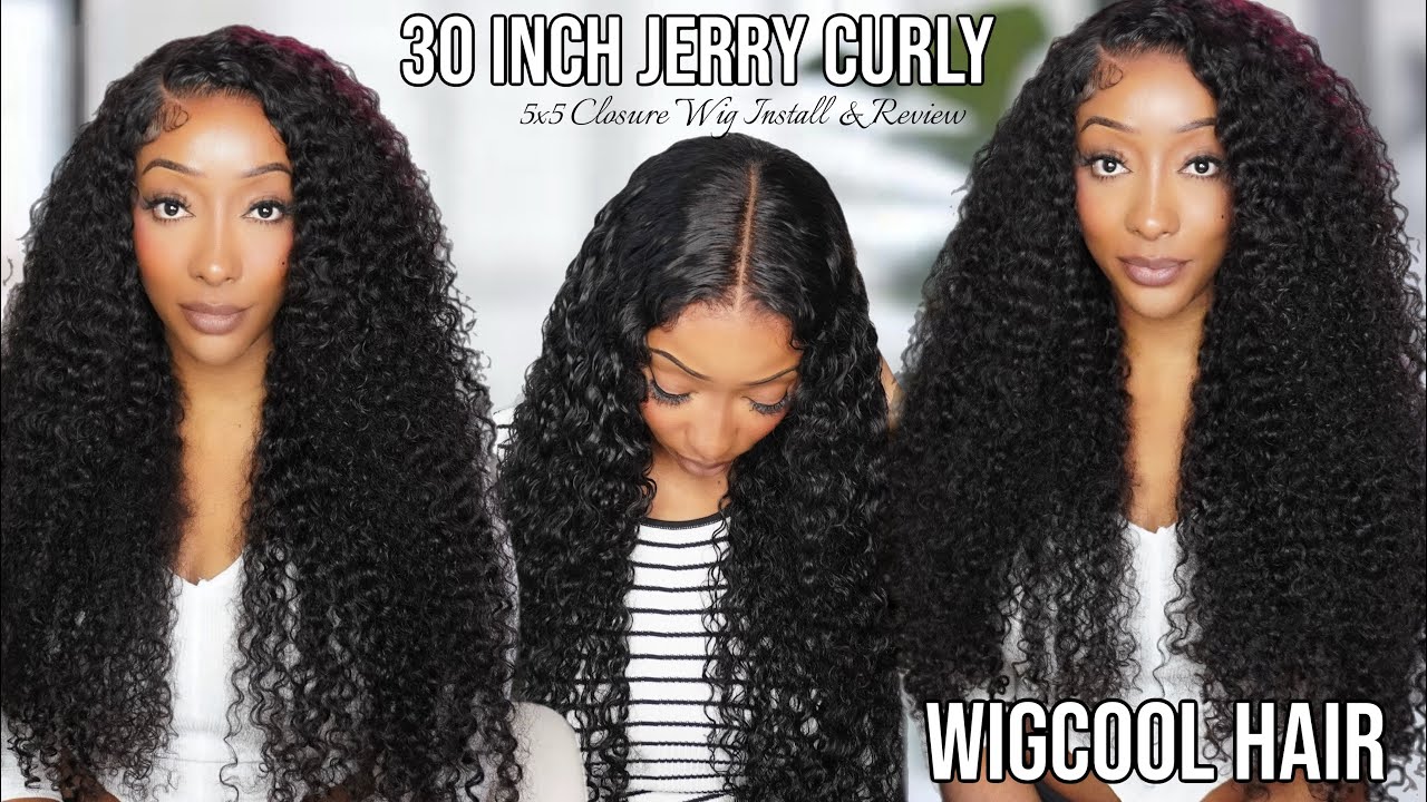 Must Have 30 Inches! Jerry Curly Pull & Go *Detailed* Wig Install & Review | Ft. Wigcool