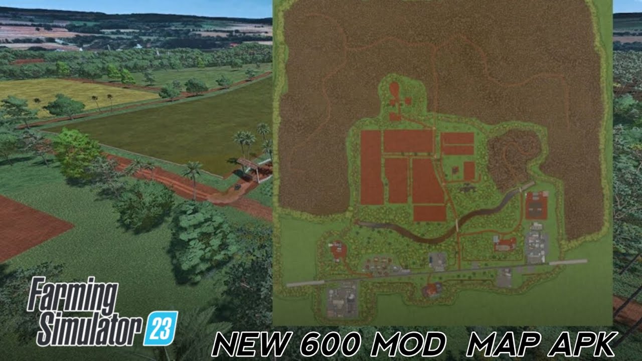 NEW 600 mod FS 23 unio map apk Download link Mega Farming simulator 23