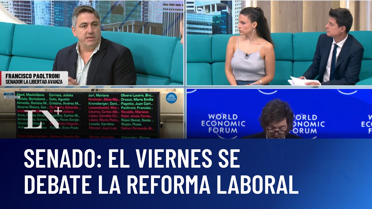 Reforma laboral y ley penal juvenil: los dos proyectos se debatirán el viernes en el Senado