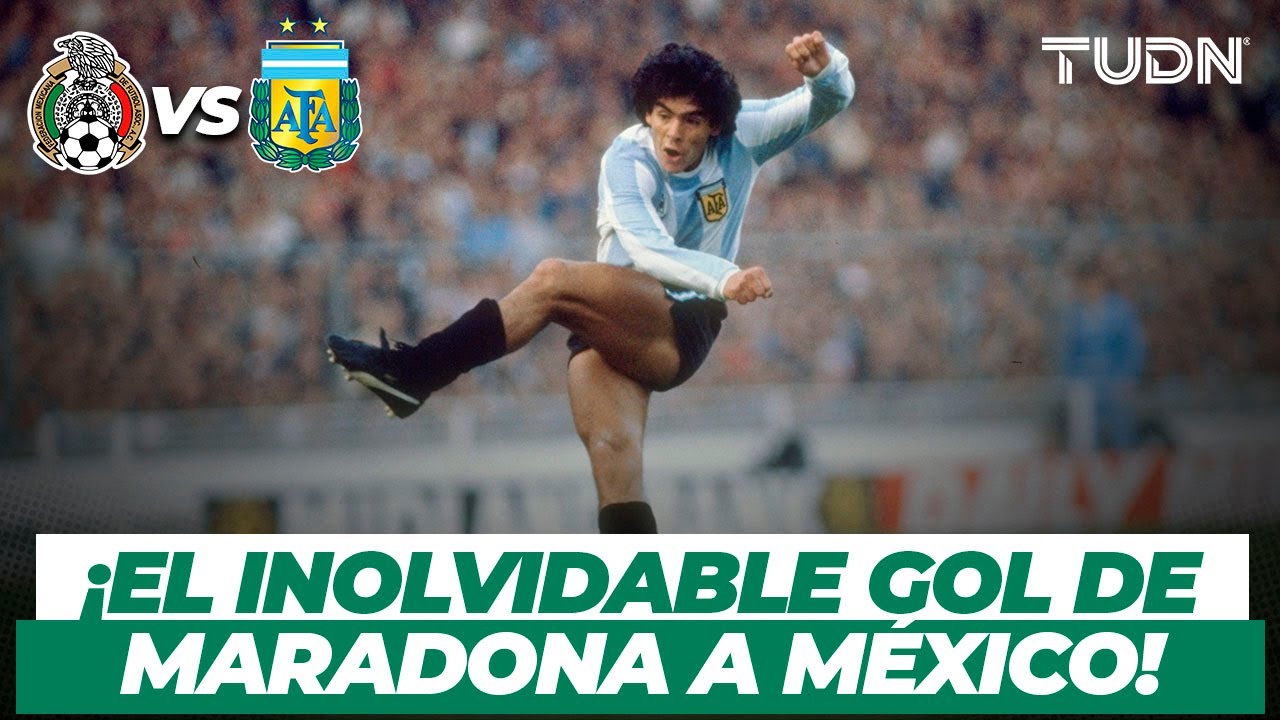 ¡La noche donde Maradona le hizo un GOLAZO a la Selección Mexicana! | TUDN