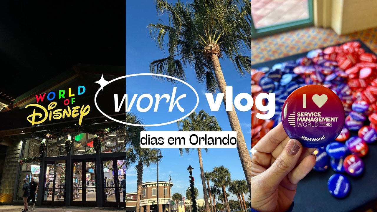 dias em orlando | disney springs, conferência de TI e fliperama