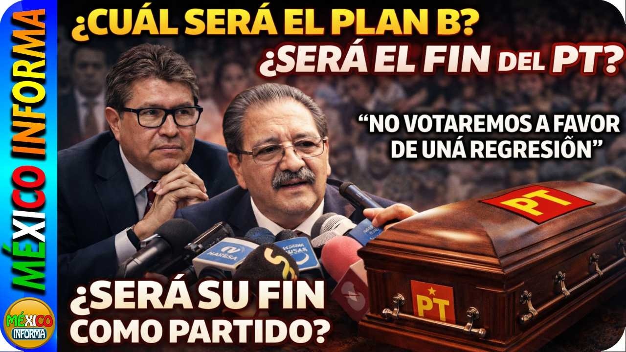 ¿VERDE Y PT SE IRÁN AL BASURERO DE LA HISTORIA? MONREAL CONFIRMA QUE NO SE TIENEN LOS VOTOS.