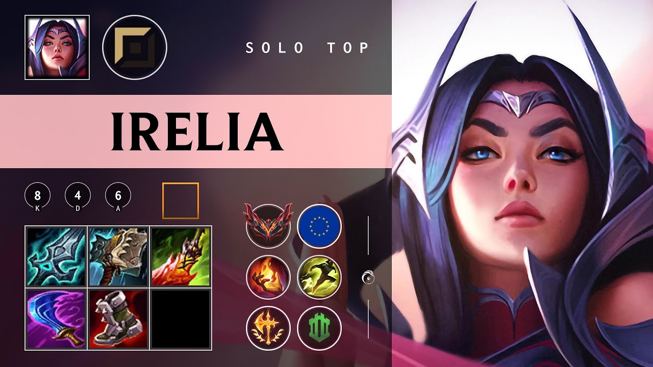 Irelia Top vs Fiora - EUW Grandmaster Patch 26.02