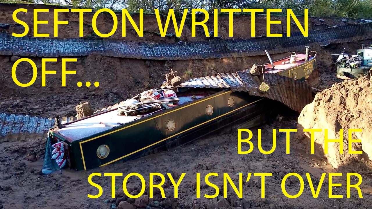 Whitchurch Canal Breach, Sefton Written Off Due To Damage +Update With Commentary (8thFeb)