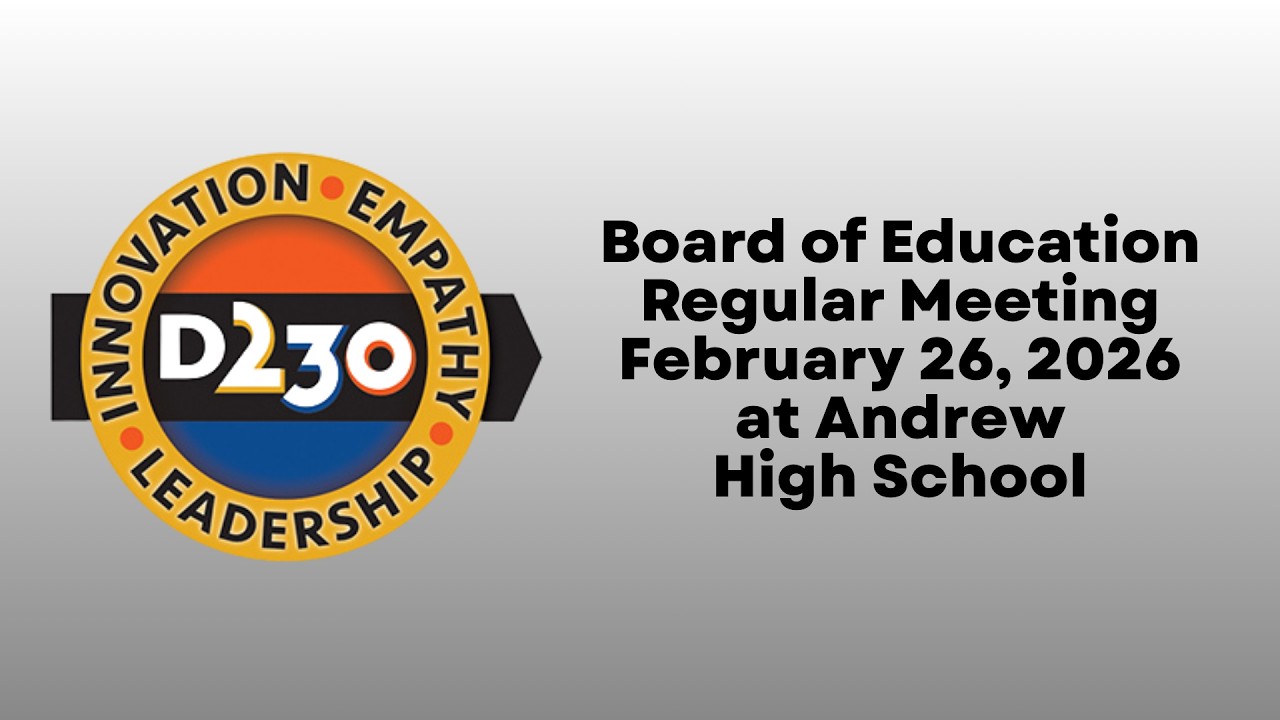 Board of Education Meeting - February 26, 2026