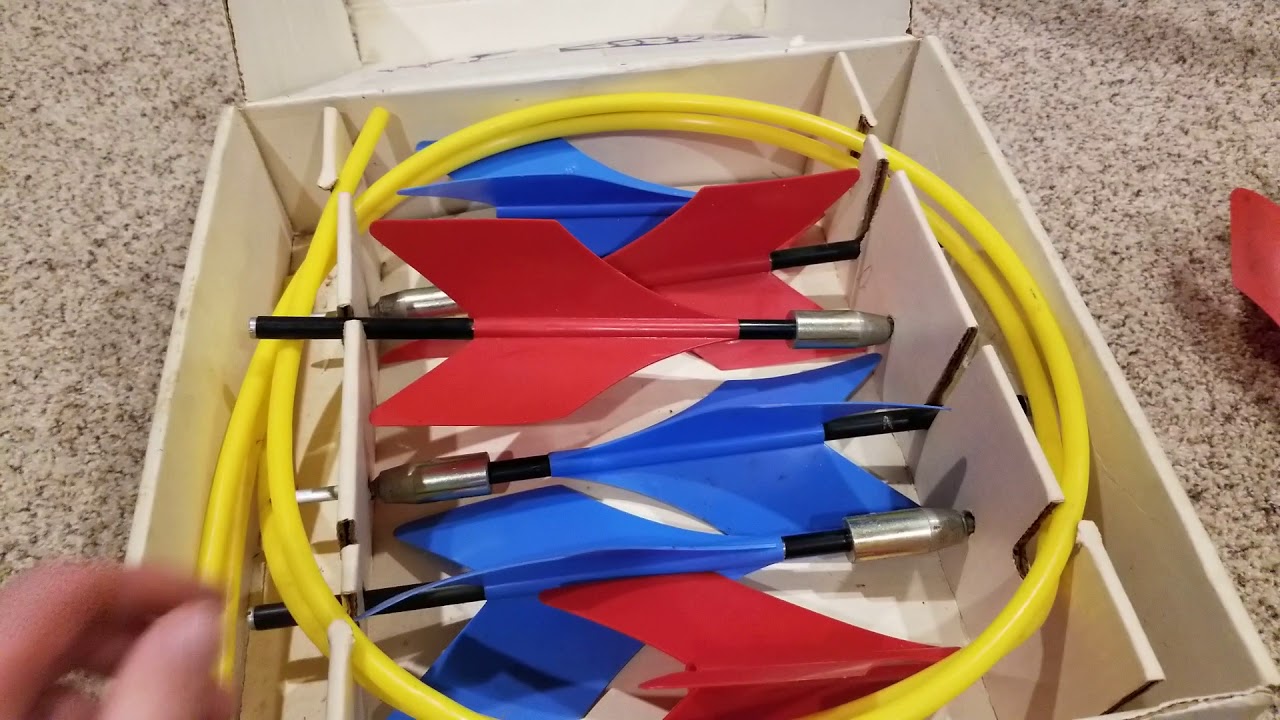 The worlds most dangerous toy. Jarts or lawn darts.