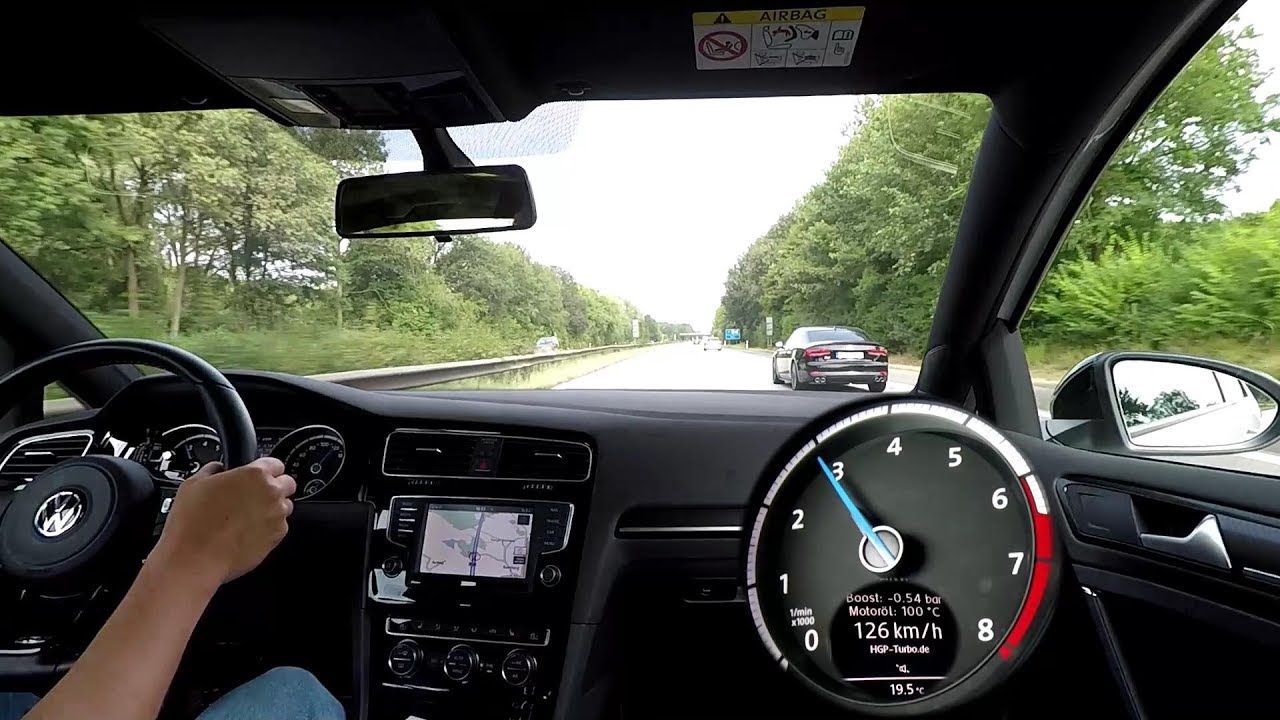 Golf 7 R HGP - Audi S5 - Autobahn