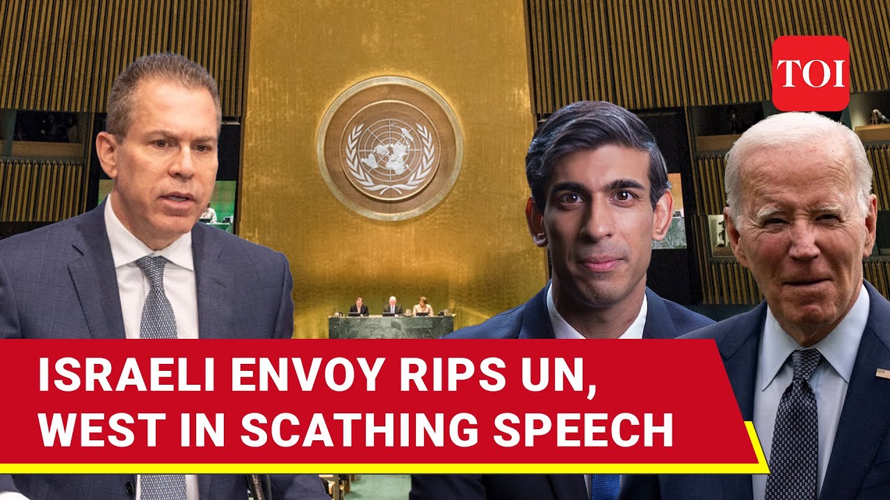 'Will This Wake You Up?': Israeli Envoy Rips West In Savage UN Address | Full Speech | TOI News