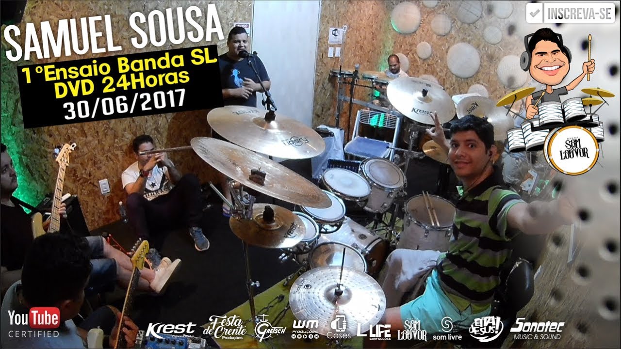 #DrumCam Ensaio Banda SL DVD 24Horas 30/06/17