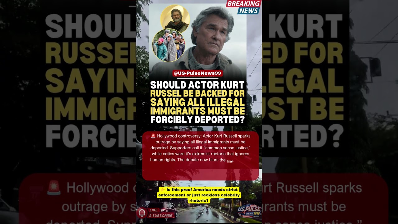 🔥Breaking news USA Kurt Russell Deportation Debate! #BreakingNews #USPolitics #shorts
