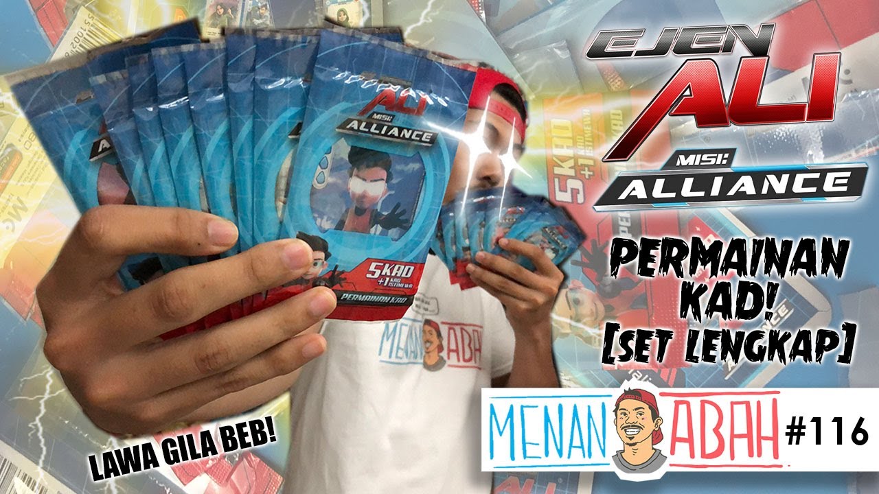 SET LENGKAP KAD EJEN ALI MISI ALLIANCE! Jom Unpack Kesemua 102 Kad! [MenanAbah #116]