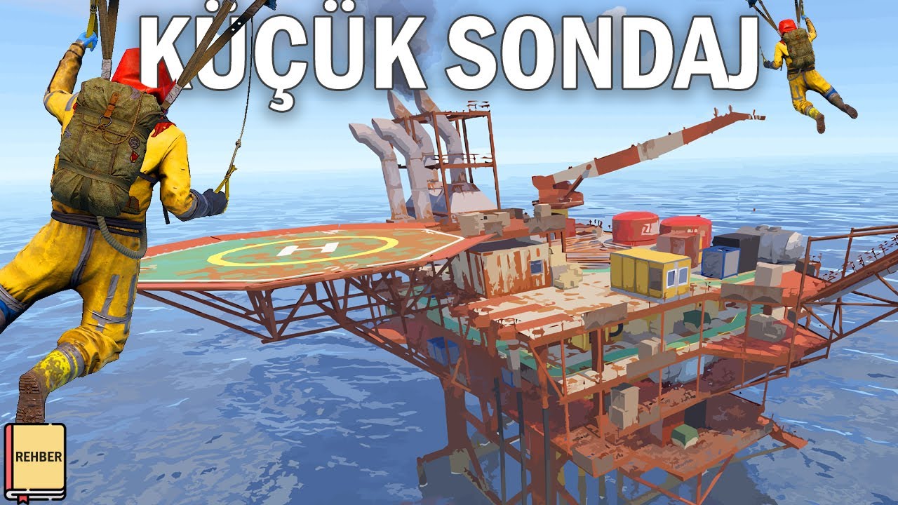 Rust Küçük Sondaj Kulesi Rehberi - Sondaj Kulesi Nasıl Lootlanır? Rust Small Oil Rig - / Rust Türkçe