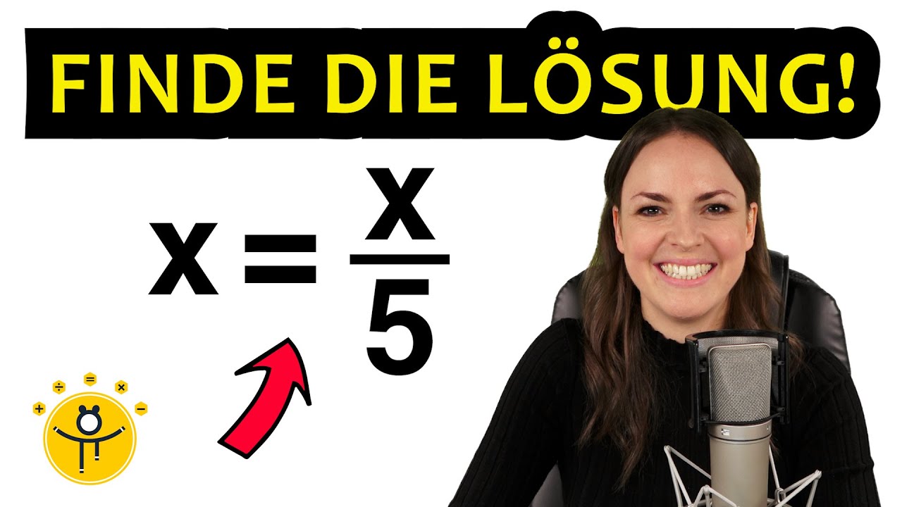 Kannst du die Gleichung lösen? – x auf beiden Seiten