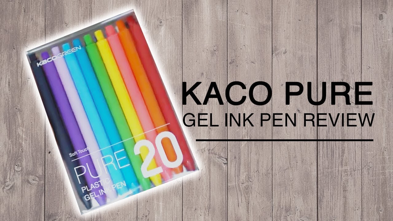 Most Affordable Gel Ink Pens?! || KACO green PURE Pen Review