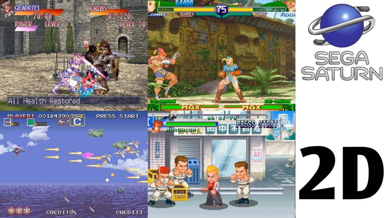 Top 50 Best Sega Saturn 2D Games [Recommended]