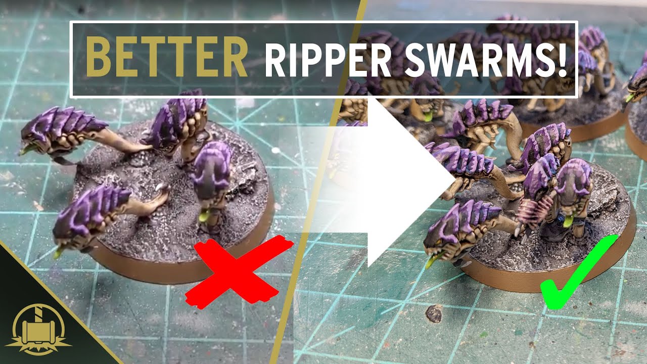 Make Warhammer 40K Tyranid ripper swarms... SWARMIER!