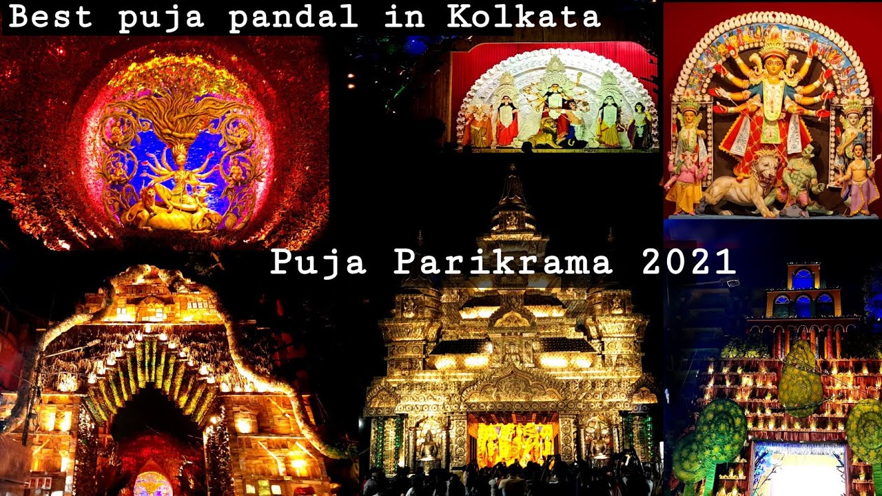 Kolkata durga puja parikrama 2021।। Kolkata theme puja 2021।। Best puja pandal in kolkata 2021
