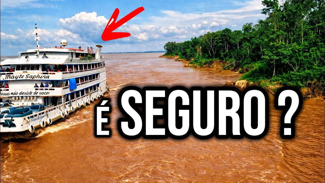 Viajamos de barco lotado pelo Amazonas… e olha o que aconteceu