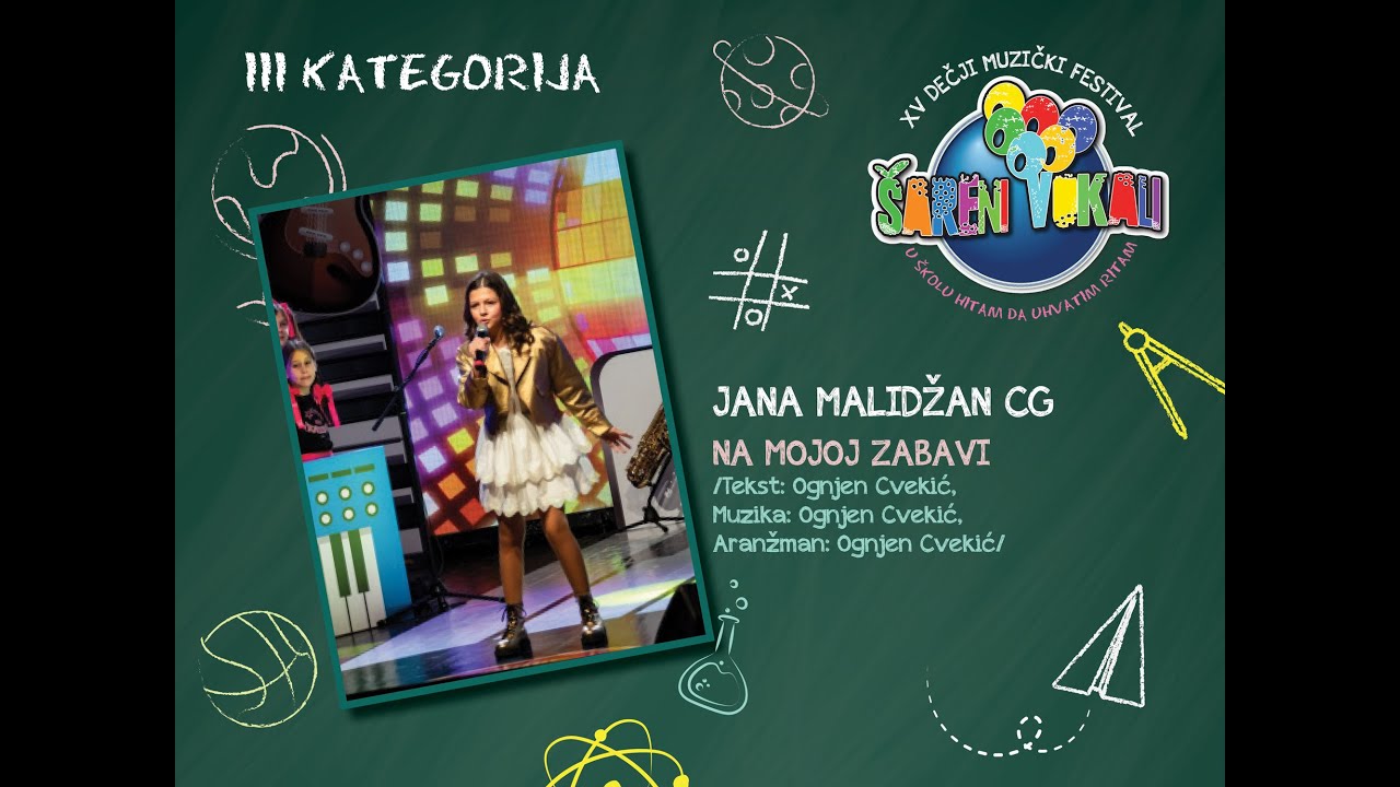*15. FESTIVAL ŠARENI VOKALI 2025. - Jana Malidžan / Na mojoj zabavi