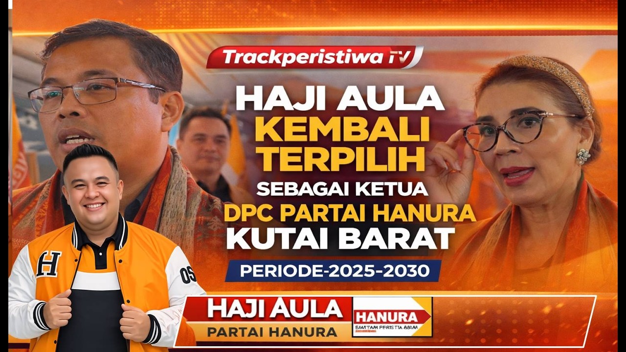 H. Aula Kembali Pimpin DPC Hanura Kutai Barat 2025–2030