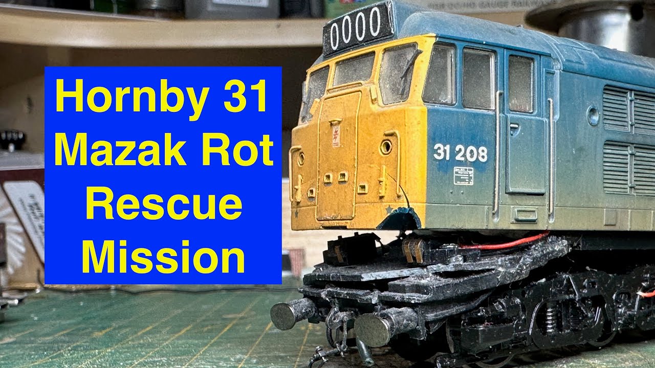 Rescuing Hornby 31 from Mazak Rot Again! Pt 1  Bogies!