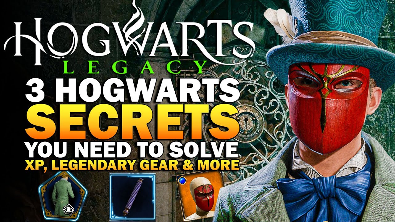 3 Hogwarts Legacy Secrets You Need To Solve! XP, Legendary Items & More!
