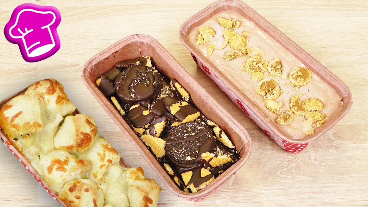 3 IDEEN für eine Kuchenform | Brot, Kuchen & Eis | super wenig Zutaten | DIY Idee