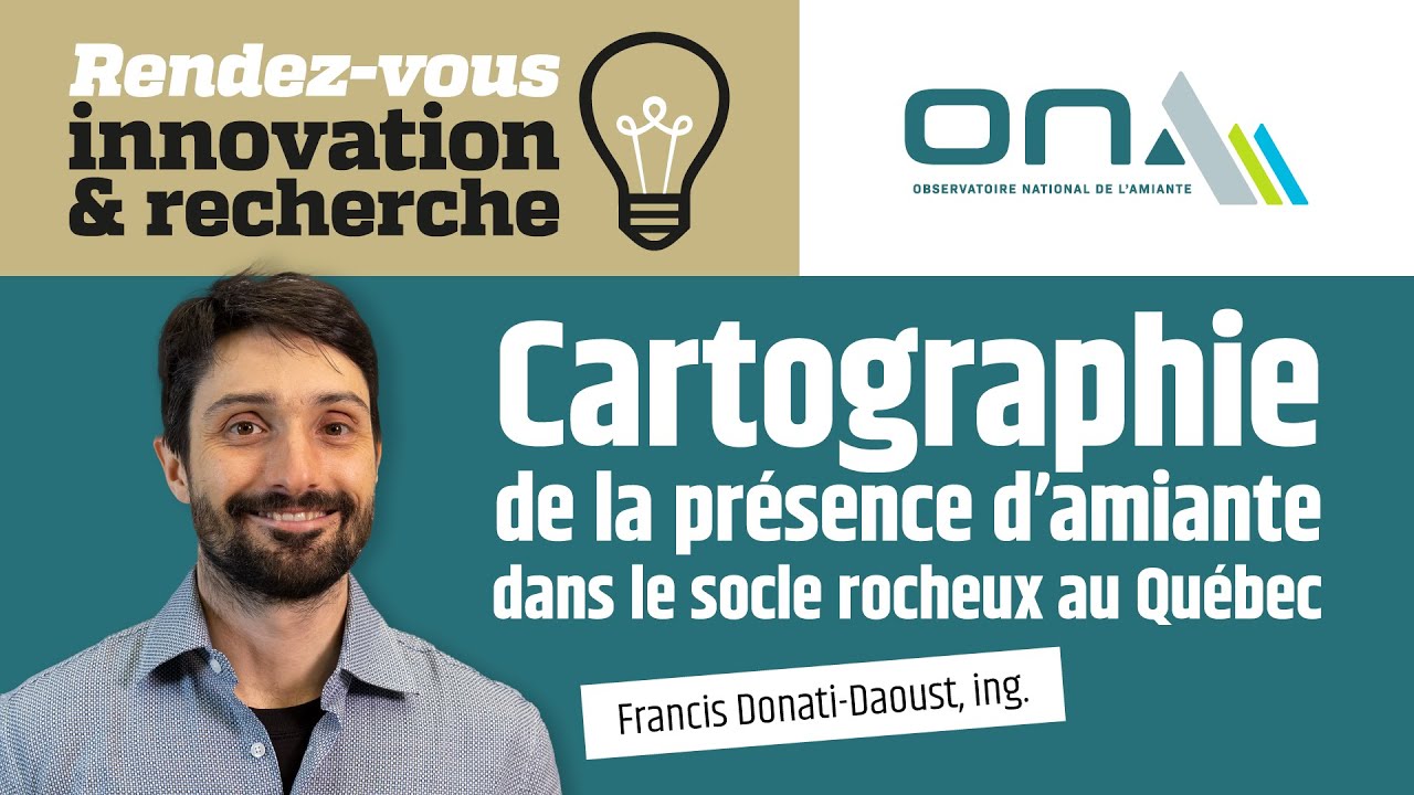 Cartographie de la présence d’amiante dans le socle rocheux au Québec