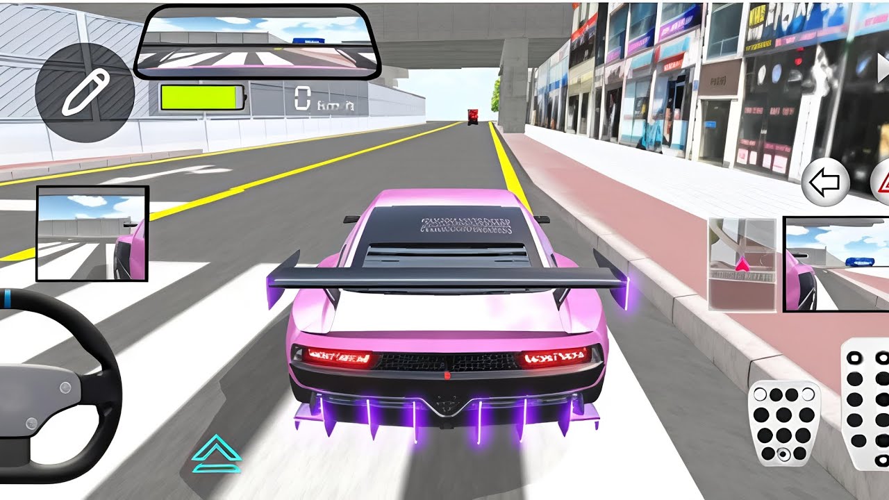 💥 “Extreme Drift with Pink Beast Car 🔥 No Brake Challenge!”