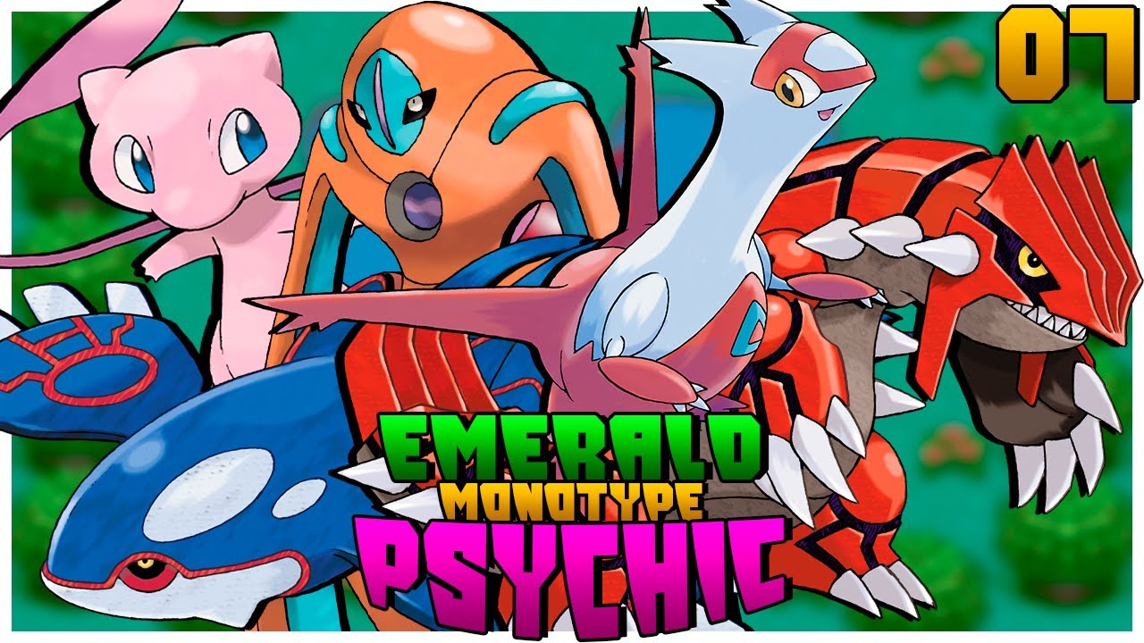 Capturando Todos Lendários! - Pokémon Emerald Monotype Psychic #07 (GBA)