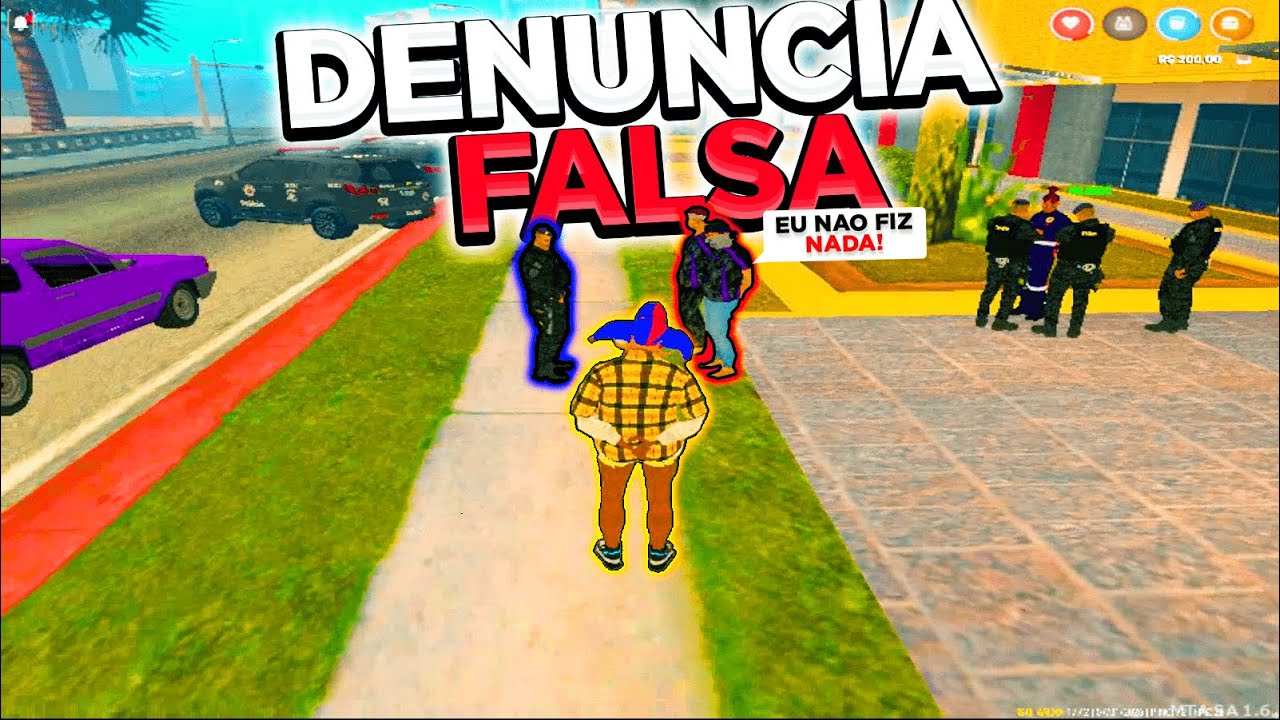 FIZ UMA DENÚNCIA FALSA NO GTA RP 😳 OLHA NO QUE DEU